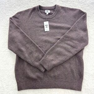 Mode of One Mens Crewneck Sweater Soft Moon Purple Heathered Knit Medium NWT
